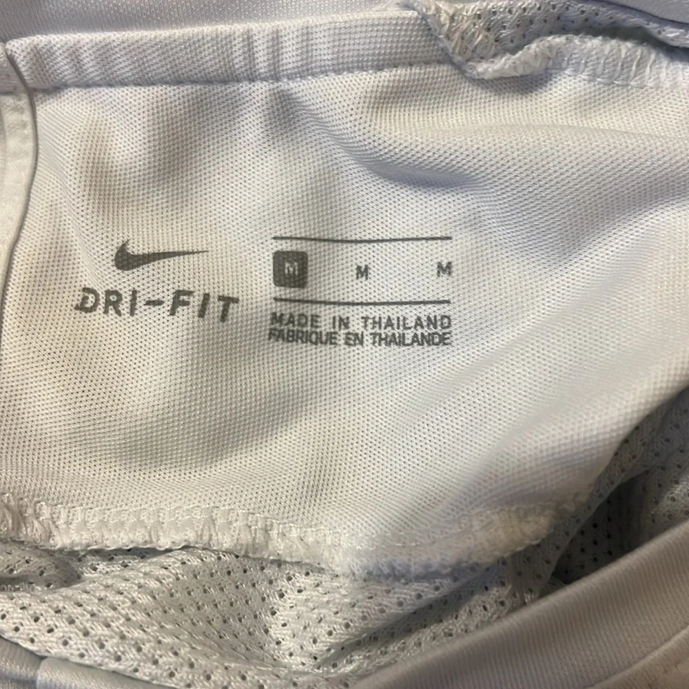 Nike White Short Sleeve Tee with Black Swoosh